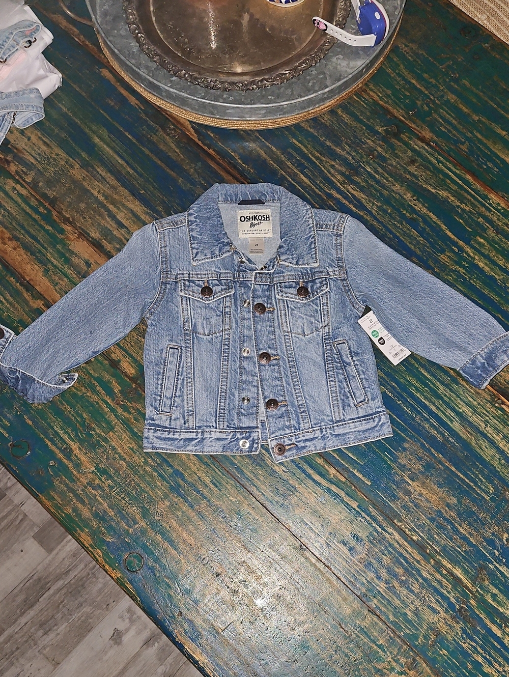 OshKosh B'gosh Classic Light Blue Kids Denim Jacket
